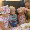 Kulinarny czwartek - placuszki z gruszek z sosem waniliowym - przedszkole siemianowice